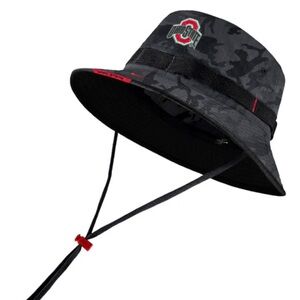 Nike Ohio State Buckeyes Sideline Boonie Men's Bucket Hat-Black Camo-L/XL-NWT